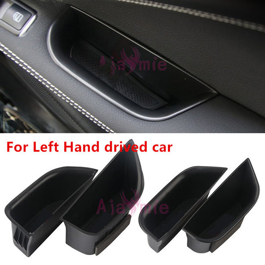 Car Organizer Door Storage Box Container Tray 2013-2017 For Mercedes Benz A CLA GLA Class W176 X156 C117 X117 Accessories