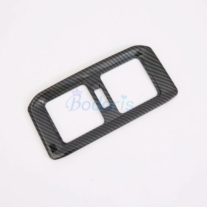 For Toyota RAV4 XA50 2019 2020 Rear Seat Air Conditioner Vent AC Outlet Cover Panel Overlay Frame Trim Car Styling Accessories