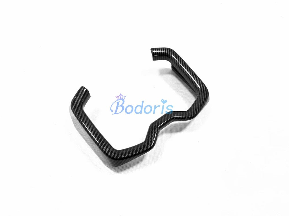 For Toyota RAV4 XA50 2019 2020 Carbon Fiber Color Interior Water Cup Holder Cover Strips Garnish Trim Car Styling Accessories