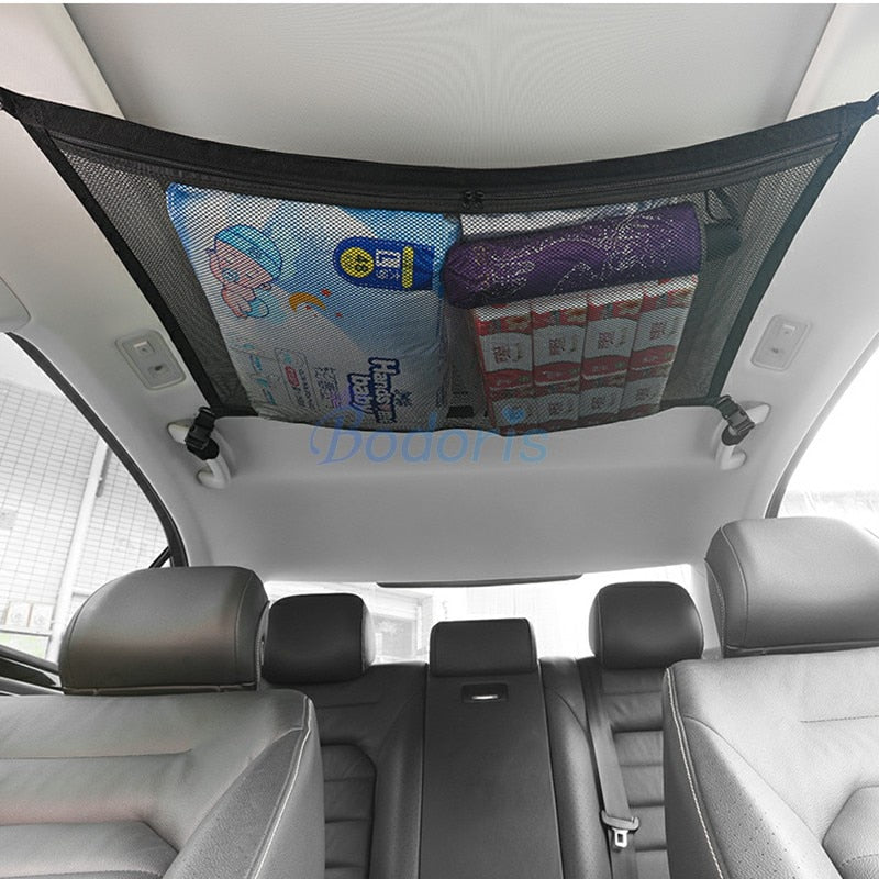 Interior Ceiling Storage Net Bag Roof Cargo Nets Pocket Car Organizer For Mercedes Benz Vito W447 V Class V260 V250 Accessories