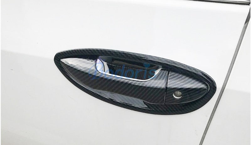 For Toyota Corolla 2013 2014 2015 2016 2017 2018 Carbon Fiber Color Door Handle Cover Bowl Insert Trim Car Styling Accessories