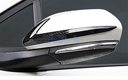 For Toyota C-HR CHR C HR 2016 2017 2018 Carbon Fiber Color Door Mirror Trim Rear View Overlay Car-Styling Accessories