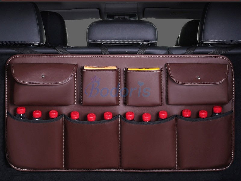 For Toyota Land Cruiser 200 LC200 2008-2019 Interior Seat Back Storage Bag Car Trunk Stowing Tidying Car Organizer Accessories