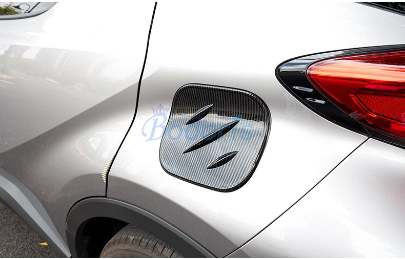 For Toyota C-HR CHR C HR 2016 2017 2018 Carbon Fiber Color Fuel Tank Cap Gas Box Cover Car-Styling Accessories