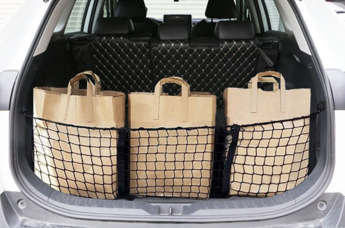 For Toyota Land Cruiser 120 FJ Prado FJ120 FJ150 FJ100 Car Trunk Organizer Storage Bag Luggage Nets Auto Interior Accessories