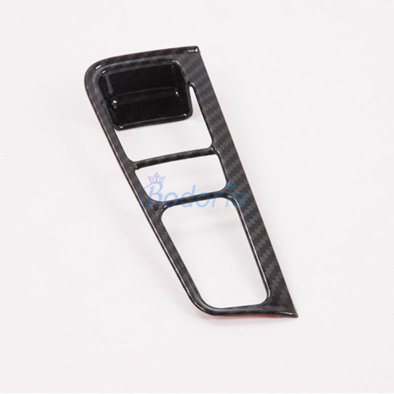 For Toyota Alphard VELLFIRE 30 2016-2019 Interior Carbon Fiber Look Electric Parking Break Hold Switch Cover Auto Car Accessory