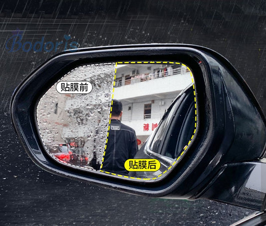 For Toyota Alphard Vellfire 30 Series 2016-2019 Rearview PVC Sticker Side Mirror Rain Proof Anti Fog Film Auto Car Accessories