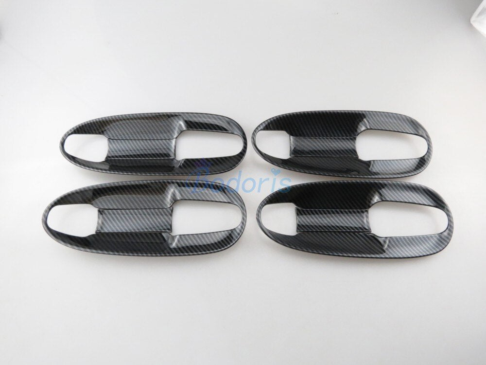 For Mercedes Benz Vito V Class V260 W447 2014-2019 Carbon Fiber Door Handle Cover and Bowl Insert Trim Car Styling Accessories