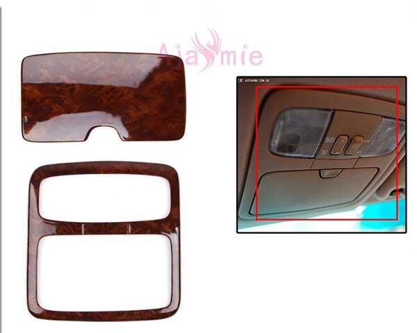 Interior Wooden Color Moulding Trim Panel Cover Car Styling 2003-2009 For Toyota Land Cruiser 120 Prado FJ120 Accessories