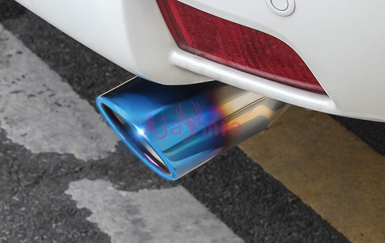 #304 Stainless Steel Rear Tail Exhaust Muffler Tip Pipe Blue Color For Toyota Land Cruiser 150 Prado LC150 FJ150 Accessories