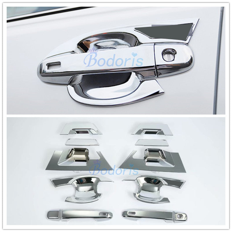 For Toyota C-HR CHR 2016 2017 2018 Door Handle Cover Bowl Insert Trim  Chrome Car Styling Accessories