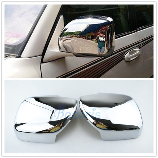 Accessories For Toyota Land Cruiser 100 FJ100 Lexus LX470 1998-2007 Door Mirror Cover Overlay Panel Frame Chrome Car-Styling