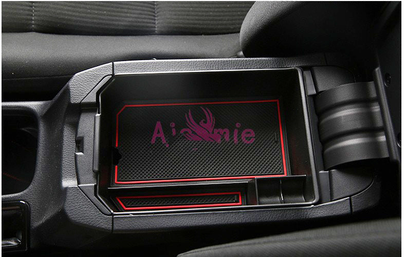 For Toyota RAV4 2014 2015 2016 2017 2018 Central Armrest Storage Glove Box Grid Holder Container Tray Car Oganizer accessories