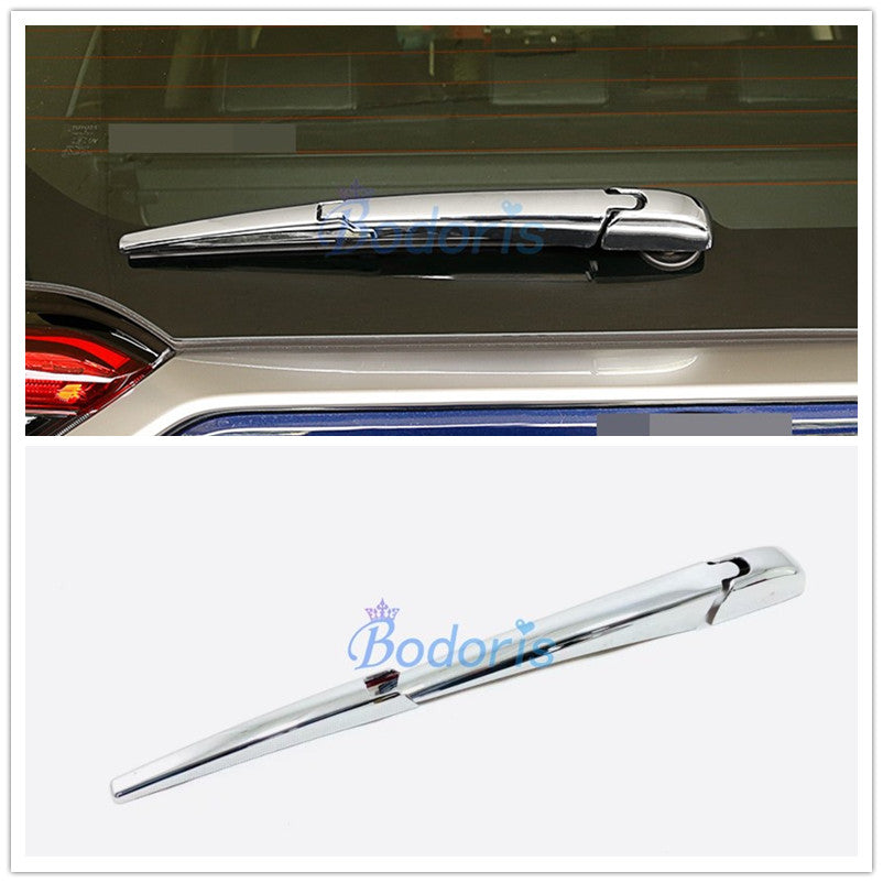 For Toyota RAV4 XA50 2019 Rear Window Rain Water Wiper Cover Frame Trim Chrome Car Styling Accessories