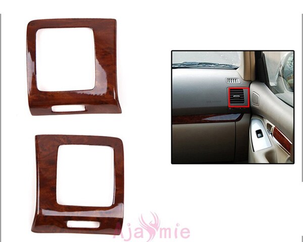 Interior Wooden Color Moulding Trim Panel Cover Car Styling 2003-2009 For Toyota Land Cruiser 120 Prado FJ120 Accessories