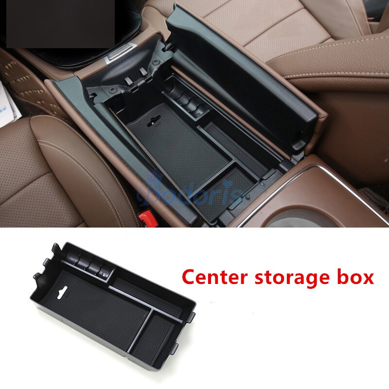 For Mercedes Benz E Class 2016 2017 2018 W213 Car Organizer Central Armrest Glove Storage Box Car Styling Accessories