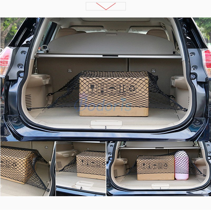 Rear Truck Storage Bag Luggage Nets Hook Organizer Dumpster Net For Toyota Land Cruiser 150 Prado FJ120 FJ150 Accessories