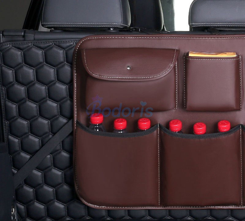 For Toyota Land Cruiser 100 FJ100 J100 LX470 Interior Seat Back Storage Bag Car Trunk Stowing Tidying Car Organizer Accessories