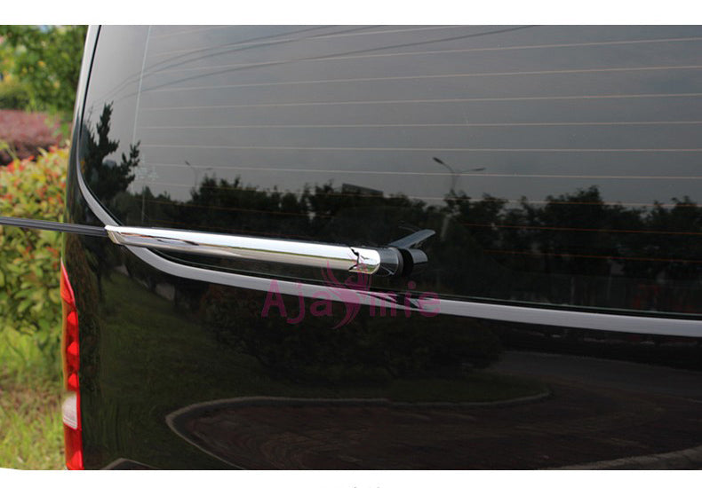 For Mercedes Benz Vito W447 2014 2015 2016 2017 Rear Window Rain Wiper Cover Panel Trim Chrome Car Styling Accessories