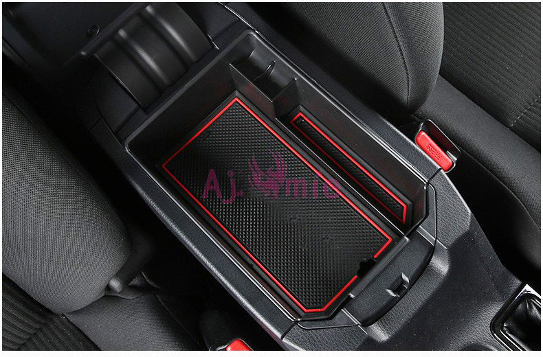 For Toyota RAV4 2014 2015 2016 2017 2018 Central Armrest Storage Glove Box Grid Holder Container Tray Car Oganizer accessories