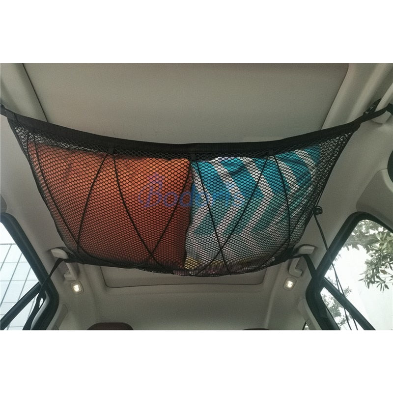 For Toyota Land Cruiser 200 Prado FJ120 FJ150 FJ100 Interior Roof Storage Bag Cargo Nets Sundries Holder Organizer Accessories