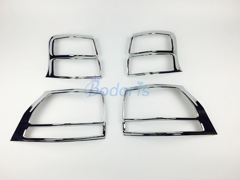 For Toyota Land Cruiser 150 Prado LC150 FJ150 2010 2011 2012 2013 Taillight Cover Rear Light Trim Chrome Car-Styling Accessories