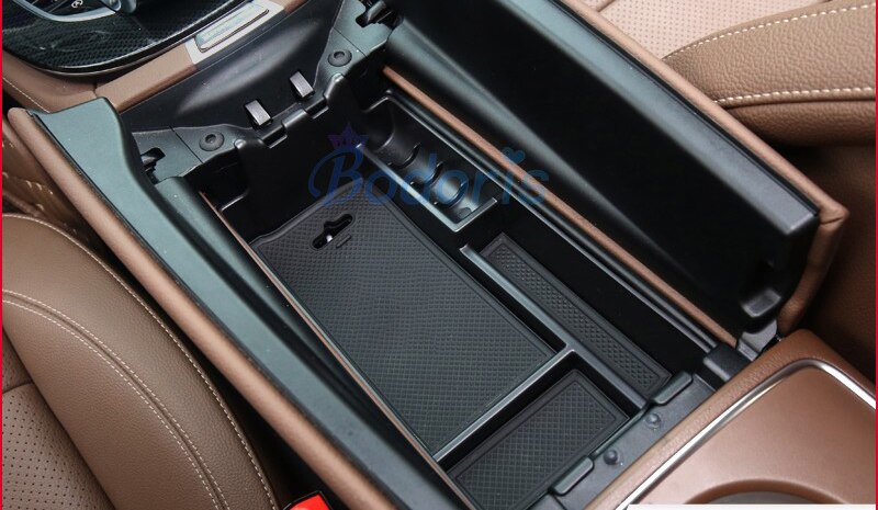 For Mercedes Benz E Class 2016 2017 2018 W213 Car Organizer Central Armrest Glove Storage Box Car Styling Accessories