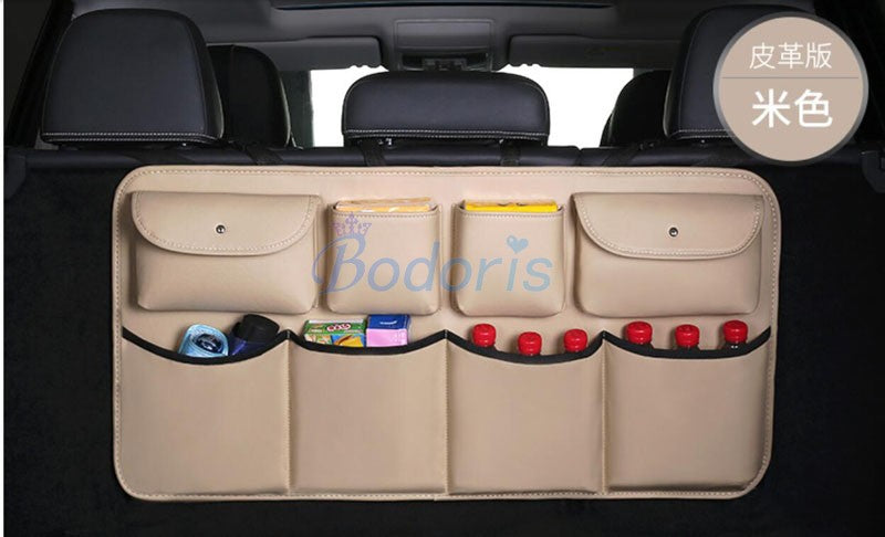 For Toyota Land Cruiser 100 FJ100 J100 LX470 Interior Seat Back Storage Bag Car Trunk Stowing Tidying Car Organizer Accessories