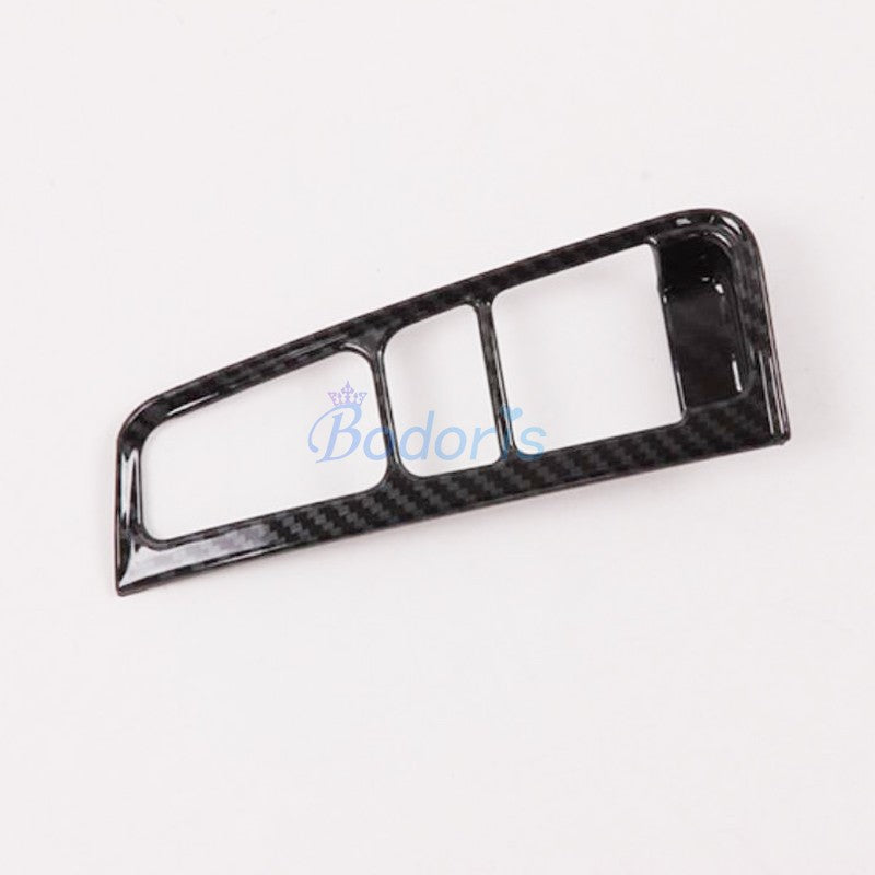 For Toyota Alphard VELLFIRE 30 2016-2019 Interior Carbon Fiber Look Electric Parking Break Hold Switch Cover Auto Car Accessory