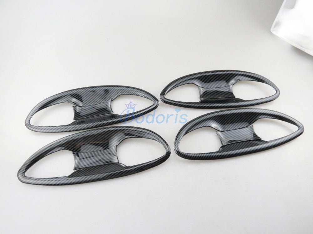For Toyota Corolla 2013 2014 2015 2016 2017 2018 Carbon Fiber Color Door Handle Cover Bowl Insert Trim Car Styling Accessories
