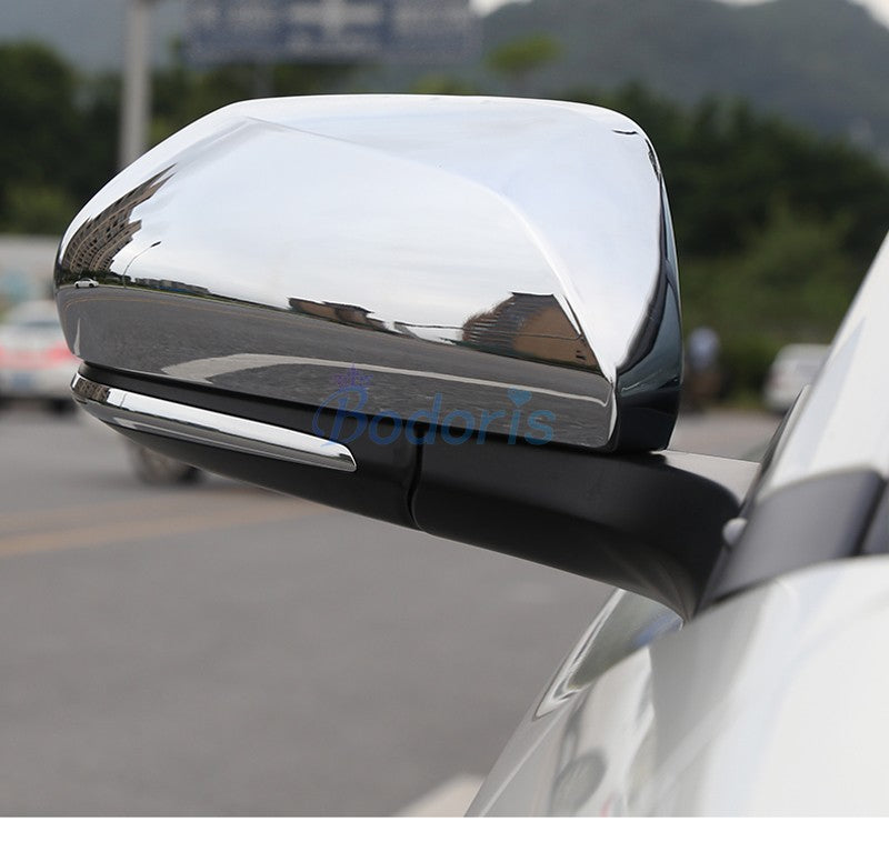 For Toyota C-HR CHR C HR 2016 2017 2018 Highlight Silver Side Wing Mirror Cover Rear View Overlay Chrome Car Styling Accessories