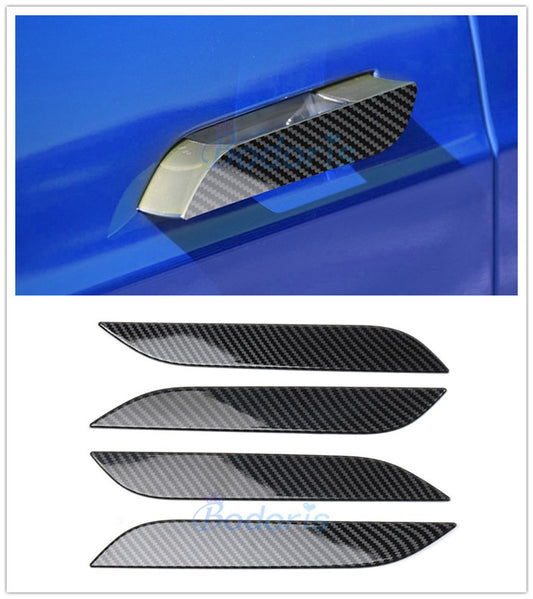 Door Handle Cover Grab Garnish Moulding Sticker Protector Panel 2014 2015 2016 2017 2018 2019 For Tesla Model S Car Accessories