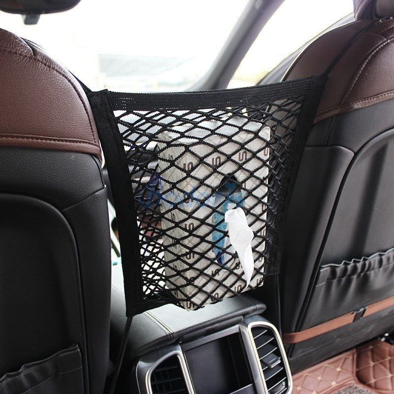 For Toyota Land Cruiser 200 Prado J100 FJ150 FJ120 FJ Interior Storage Bag Luggage Nets Elastic Net Car Organizer Accessories