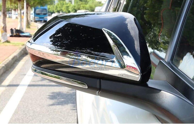 For Toyota C-HR CHR C HR 2016 2017 2018 Silver Color Side Mirror Trim Rear View Overlay Moulding Frame Car-Styling Accessories