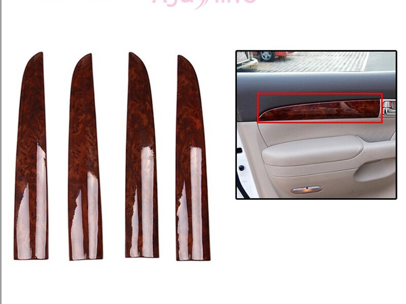 Interior Wooden Color Moulding Trim Panel Cover Car Styling 2003-2009 For Toyota Land Cruiser 120 Prado FJ120 Accessories