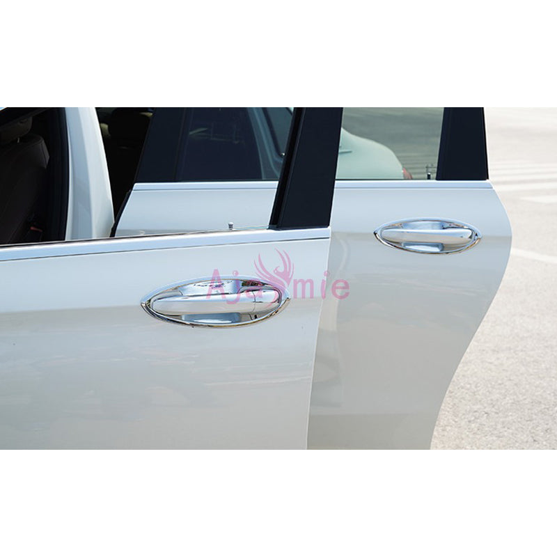 Accessories Fit For Mercedes Benz E Class W213 2016-2018 Door Handle Bowl Insert Overlay Trim Panel Cover Chrome Car Styling