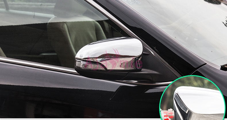 Side Wing Mirror Cover Rear View Overlay Frame 2014 2015 2016 2017 2018 Chrome Car Styling For Toyota Corolla E170 Accessories