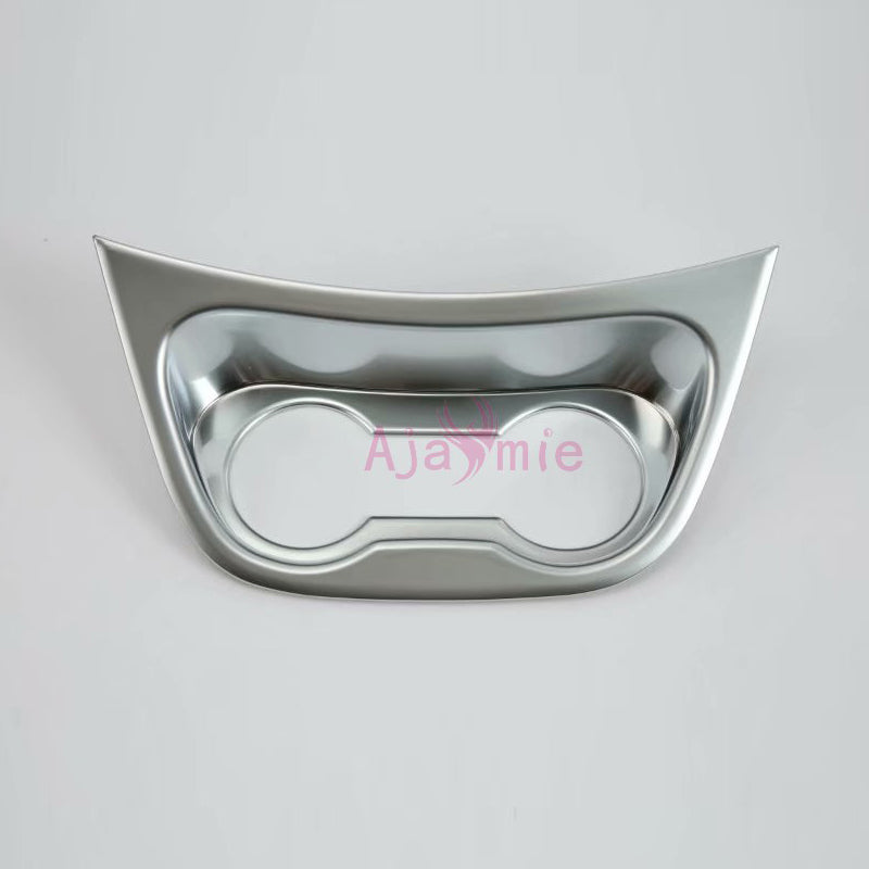 2014-2017 Chrome Car Styling Interior Water Cup Holder Trim Panel Frame Cover For Mercedes Benz Vito Valente Metris Accessories