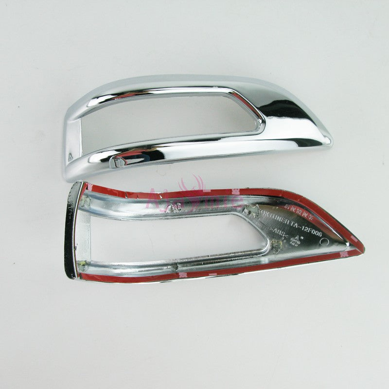 2012-2015 Door Mirror Trim Cover ABS 2 pcs Chrome Detector Car Styling For Toyota Fortuner SW4 Accessories