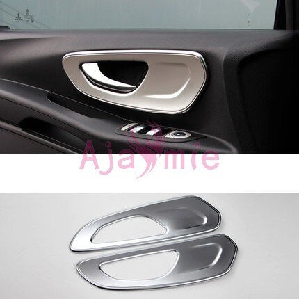 For Mercedes Benz Vito W447 2014 2015 2016 2017 2018 Key Chain Storage Interior Moulding Trims Chrome Car Styling Accessories