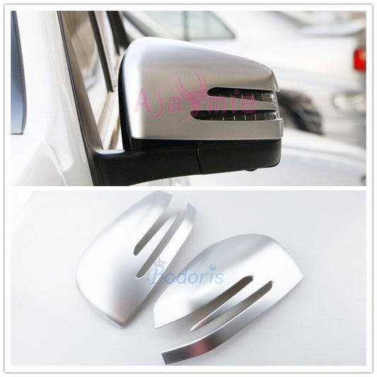 For Mercedes Benz AMG W166 C292 X166 GLE Wagon Coupe GL GLS Class Mirror Cover Rear View Overlay Chrome Car Styling Accessories