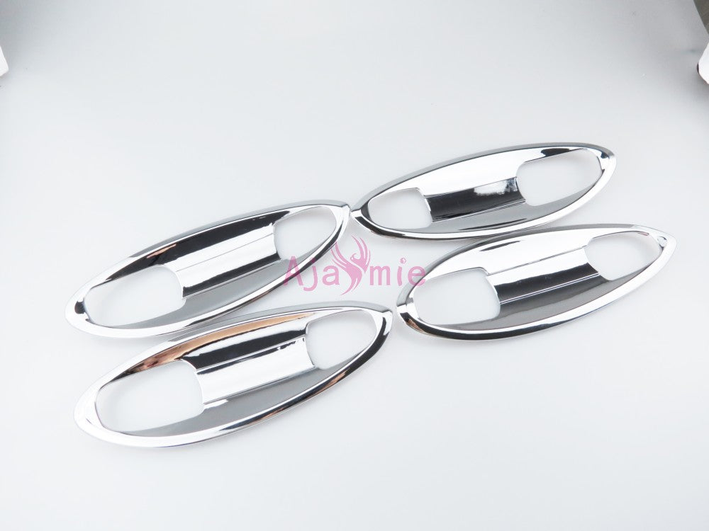 Accessories Fit For Mercedes Benz E Class W213 2016-2018 Door Handle Bowl Insert Overlay Trim Panel Cover Chrome Car Styling