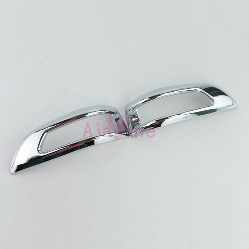 2012-2015 Door Mirror Trim Cover ABS 2 pcs Chrome Detector Car Styling For Toyota Fortuner SW4 Accessories