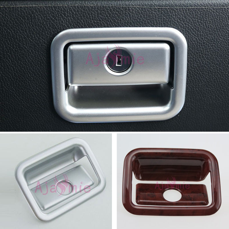 For Toyota Land Cruiser 150 Prado LC150 FJ150 2010-2017 Interior Wood Color Glove Box Cover Trim Chrome Car Styling Accessories