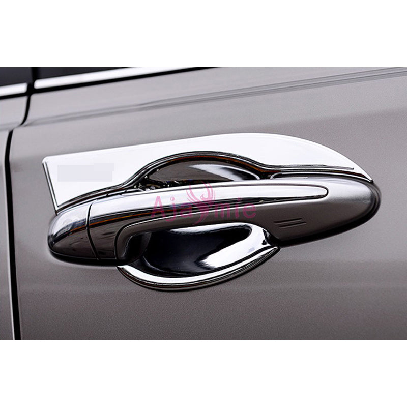 For Toyota RAV4 2014 2015 2016 2017 2018 Door Handle Bowl Insert Overlay Trim Garnish Panel Frame Chrome Car Styling Accessories