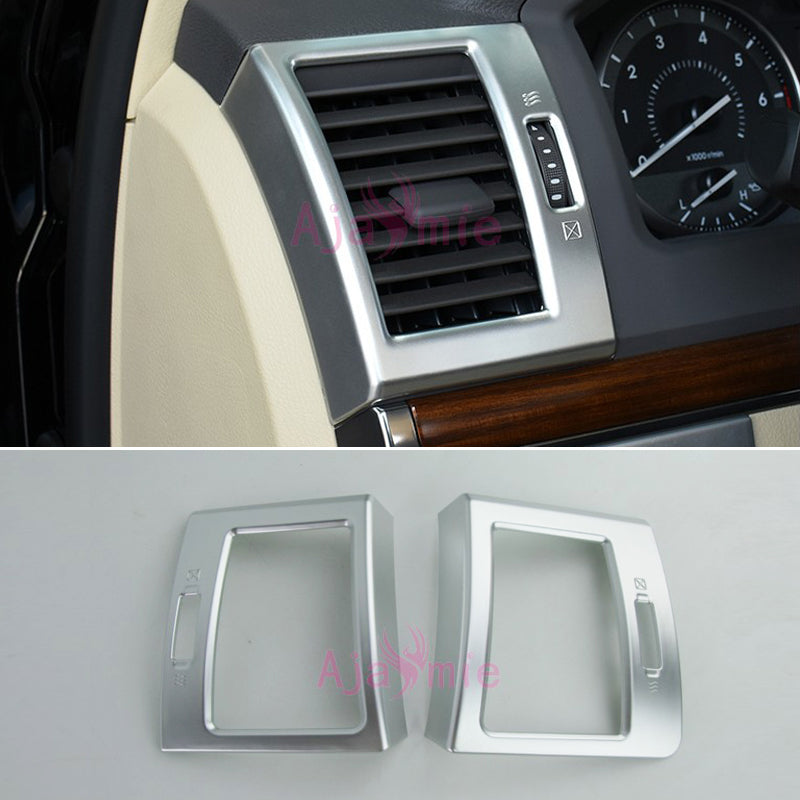 2008-2017 Interior Air Conditonnal Vent Cover Trim AC Outlet Panel Chrome Car Styling For Toyota LC Land Cruiser 200 Accessories