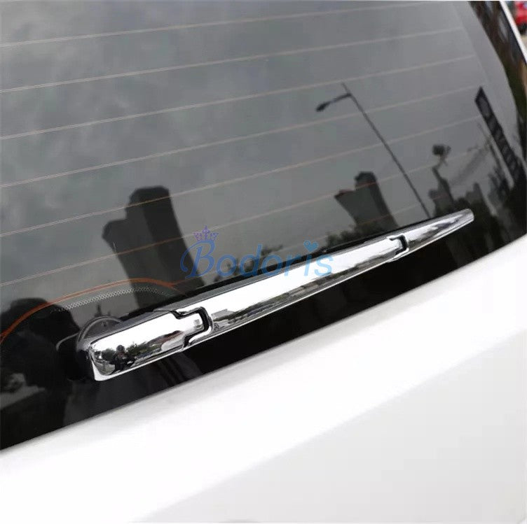 Chrome Car-Styling Rear Window Rain Wiper Cover Overlay Panel Trim 2016 2017 2018 For Toyota LC Land Cruiser 200 Accessories