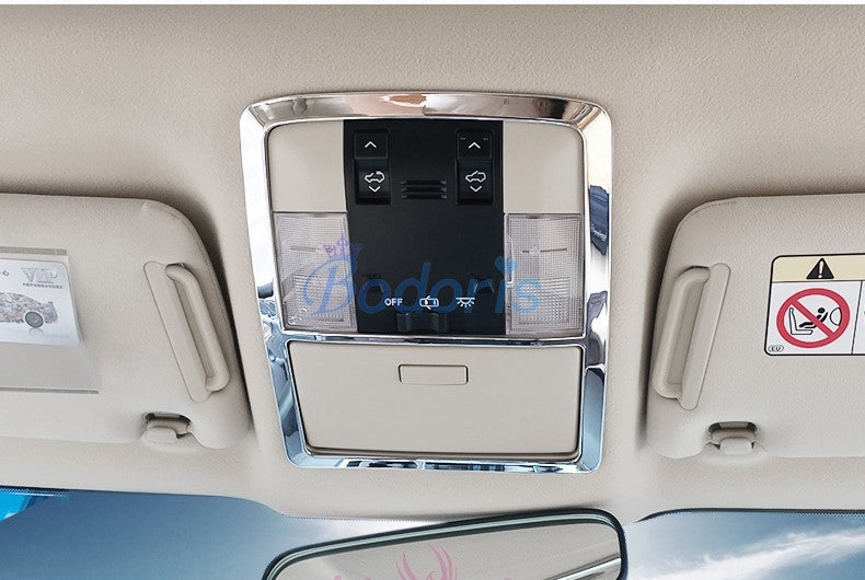 Accessories For Toyota Land Cruiser 150 Prado LC150 FJ150 2010-2018 Interior Wood Color Reader Lamp Cover Trim Car Styling