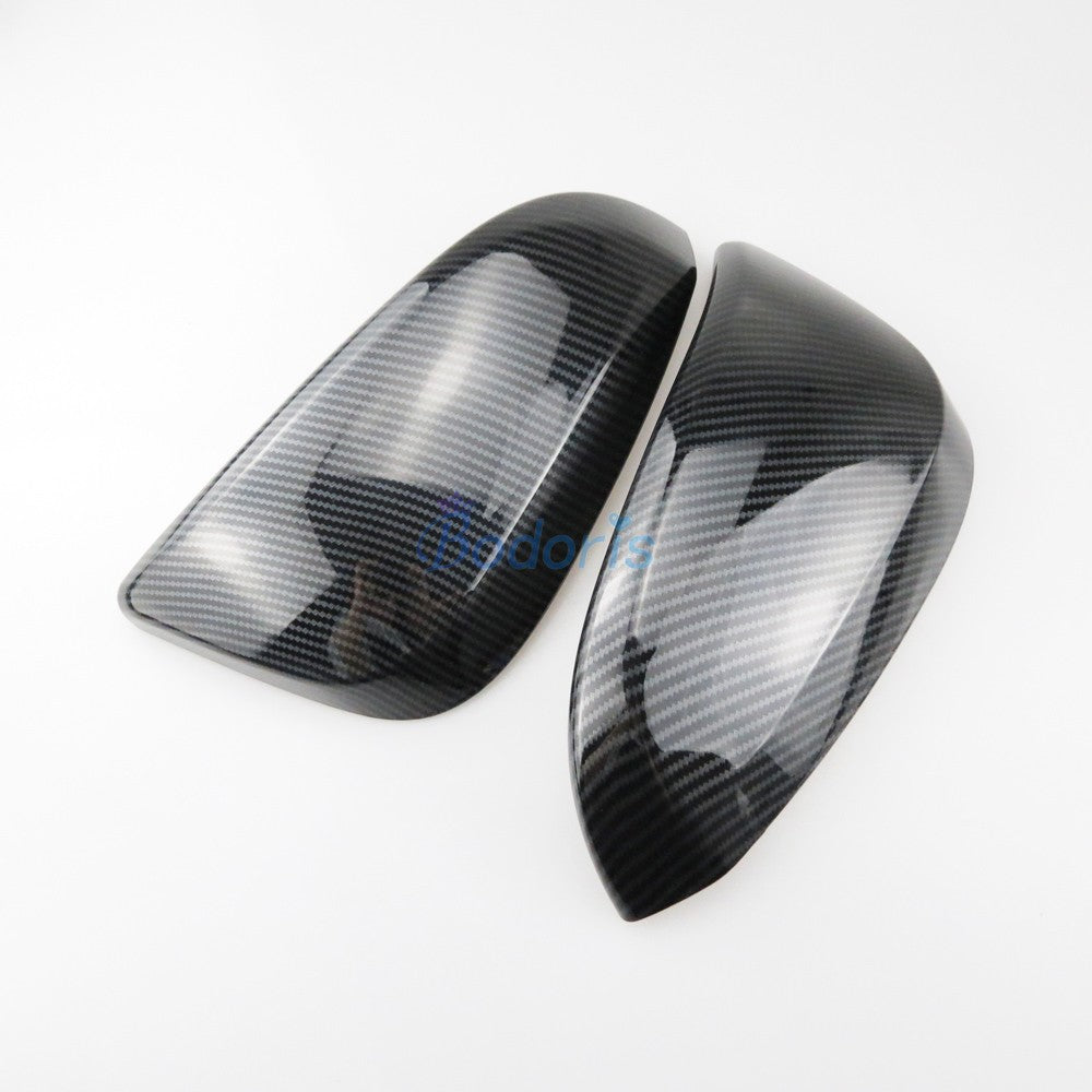 Carbon Fiber Door Mirror Cover Overlay Rear View Panel 2015 2016 2017 2018 For Toyota Hilux Revo SR5 AN120 AN130 Accessories