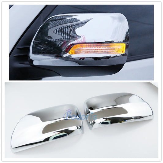 Chrome Car Styling Door Side Mirror Cover Rearview Overlay Trims Panel 2012-2018 For Toyota LC Land Cruiser 200 Accessories